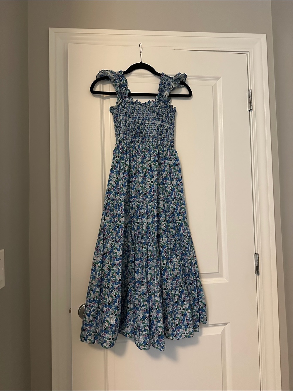Hill House Special Artists Edition Nap Dress in Beflowered Charms 💙🌙🌸 Size XXS